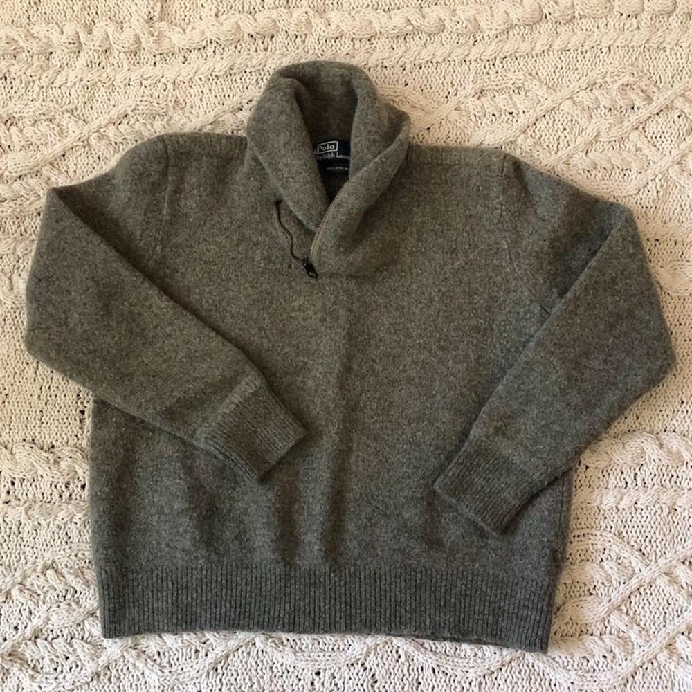 Grey Ralph Lauren Pull-Over
